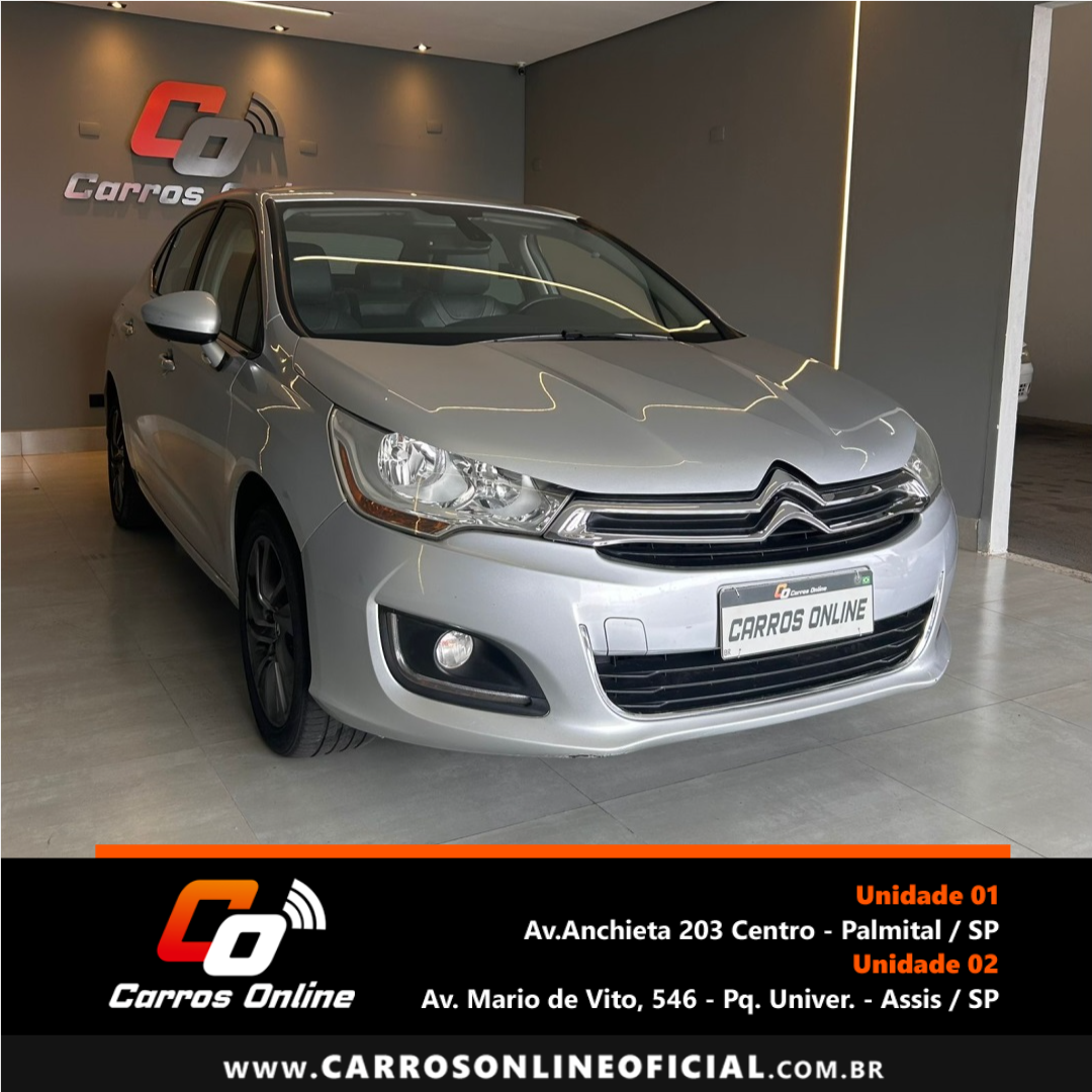 C4 LOUNGE 1.6 TENDANCE 16V TURBO FLEX 4P AUTOMÁTICO