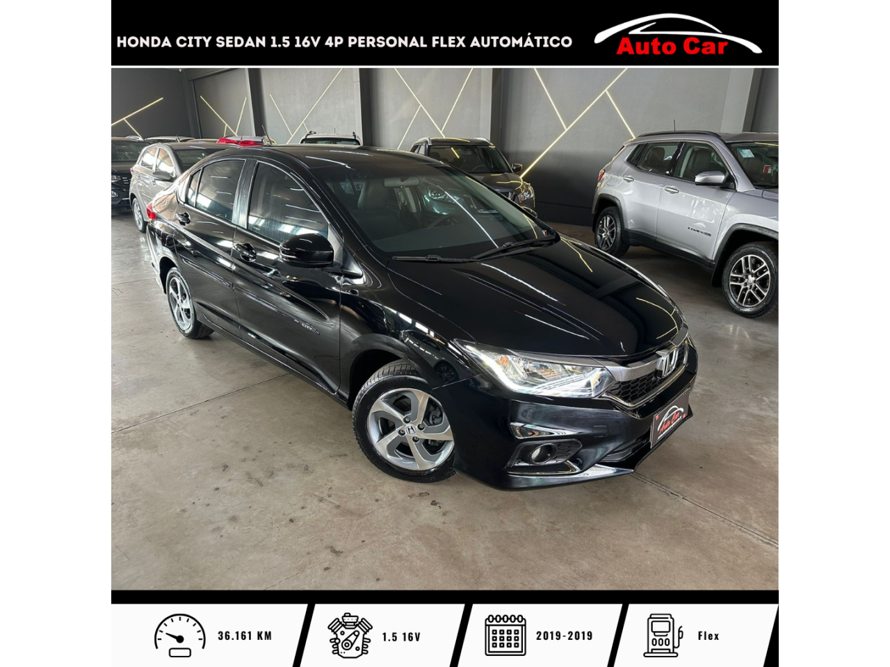 City Sedan 1.5 16V 4P PERSONAL FLEX AUTOMÁTICO