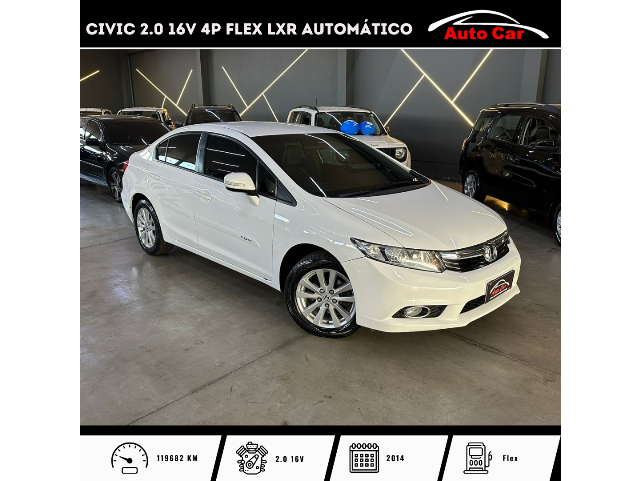 Civic 2.0 16V 4P FLEX LXR AUTOMÁTICO