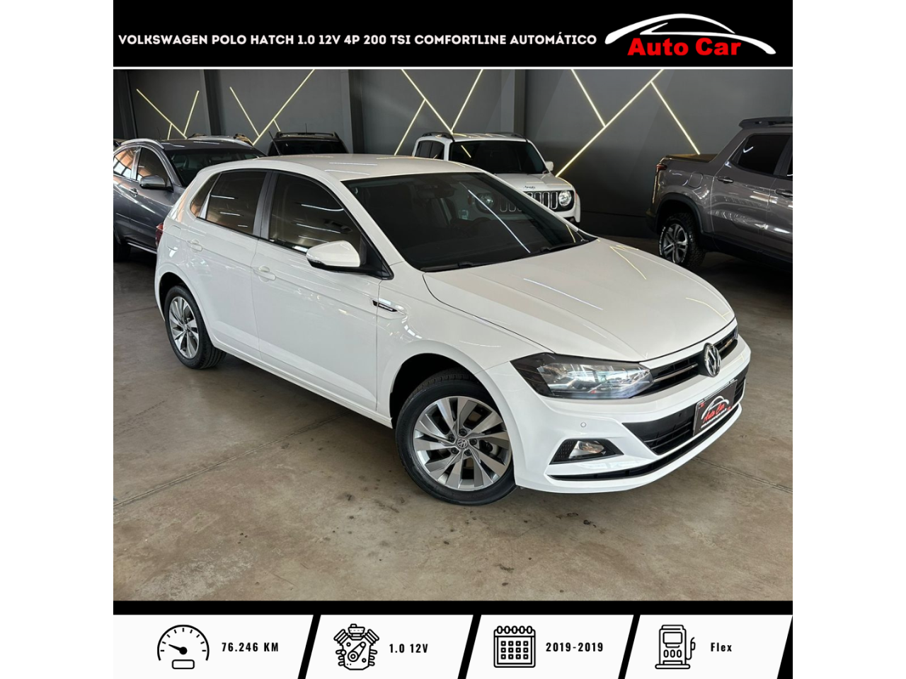 Polo Hatch 1.0 12V 4P 200 TSI  COMFORTLINE AUTOMÁTICO