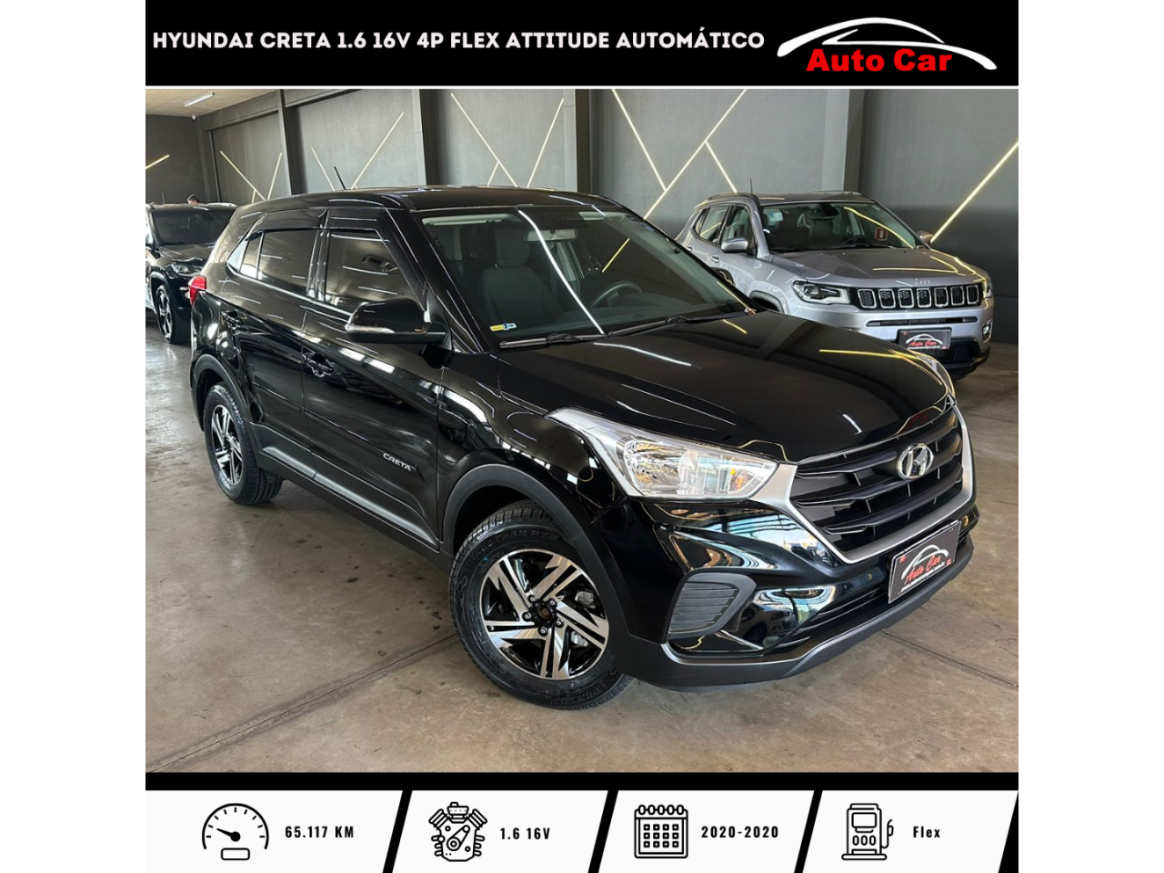 Creta 1.6 16V 4P FLEX ATTITUDE AUTOMÁTICO