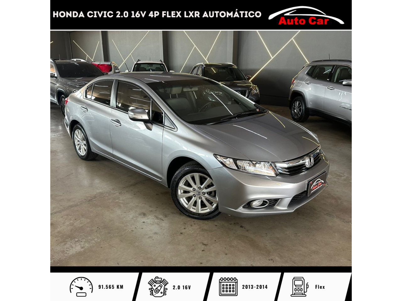 Civic 2.0 16V 4P FLEX LXR AUTOMÁTICO