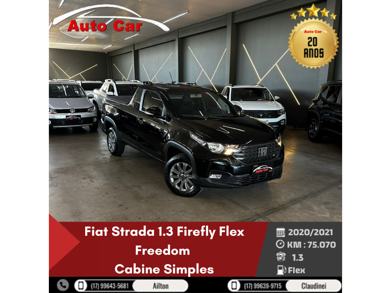 Strada 1.3 FIREFLY FLEX FREEDOM CABINE SIMPLES