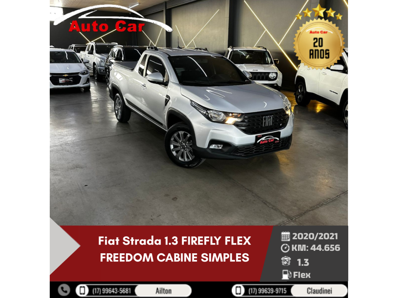 Strada 1.3 FIREFLY FLEX FREEDOM CABINE SIMPLES