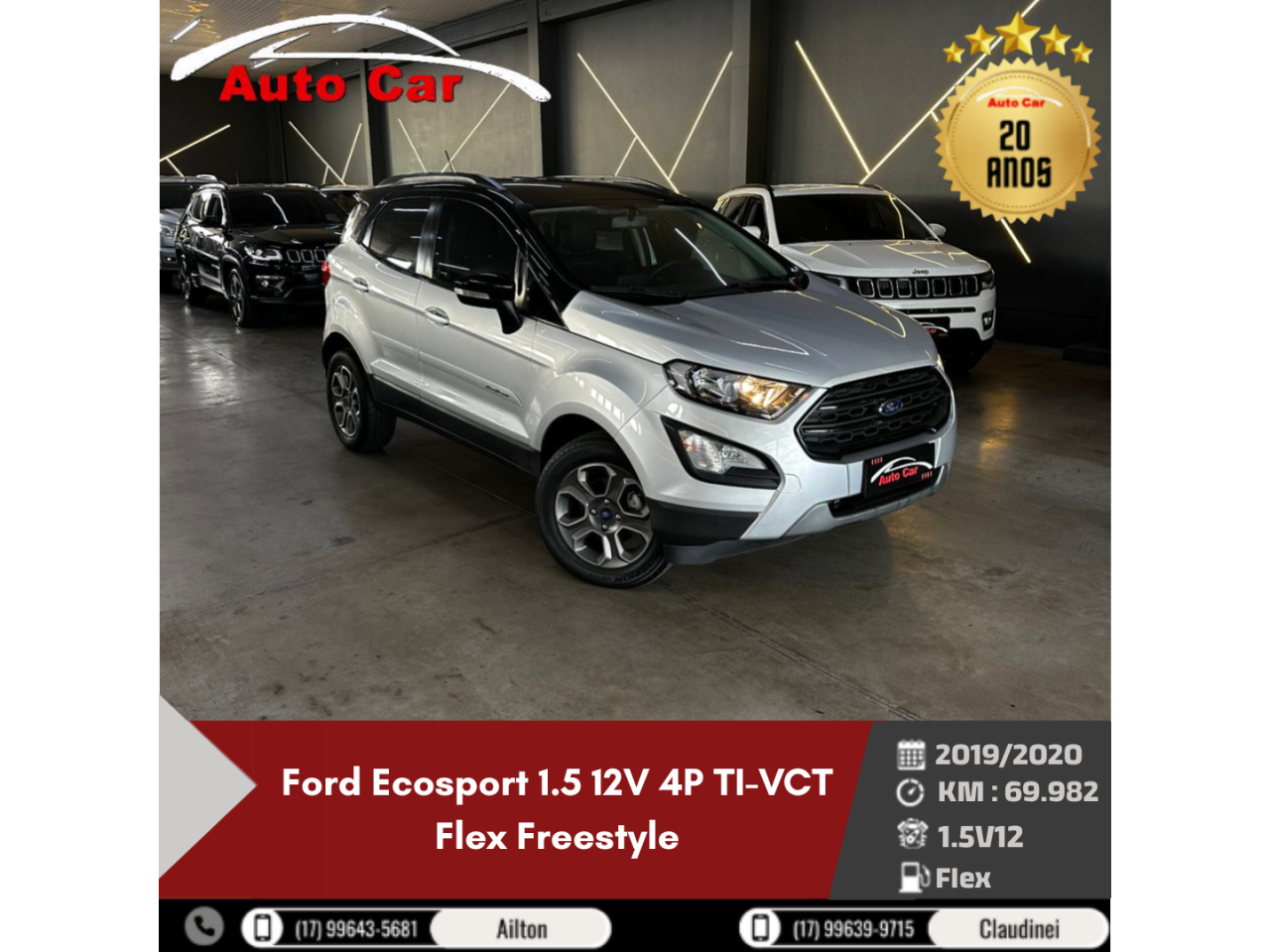 Ecosport 1.5 12V 4P TI-VCT FLEX FREESTYLE