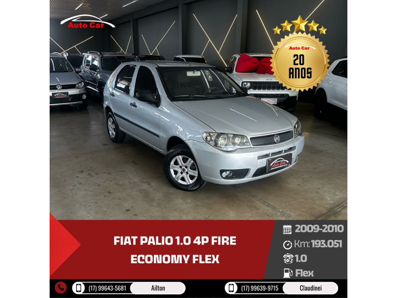 Palio 1.0 4P FIRE ECONOMY FLEX