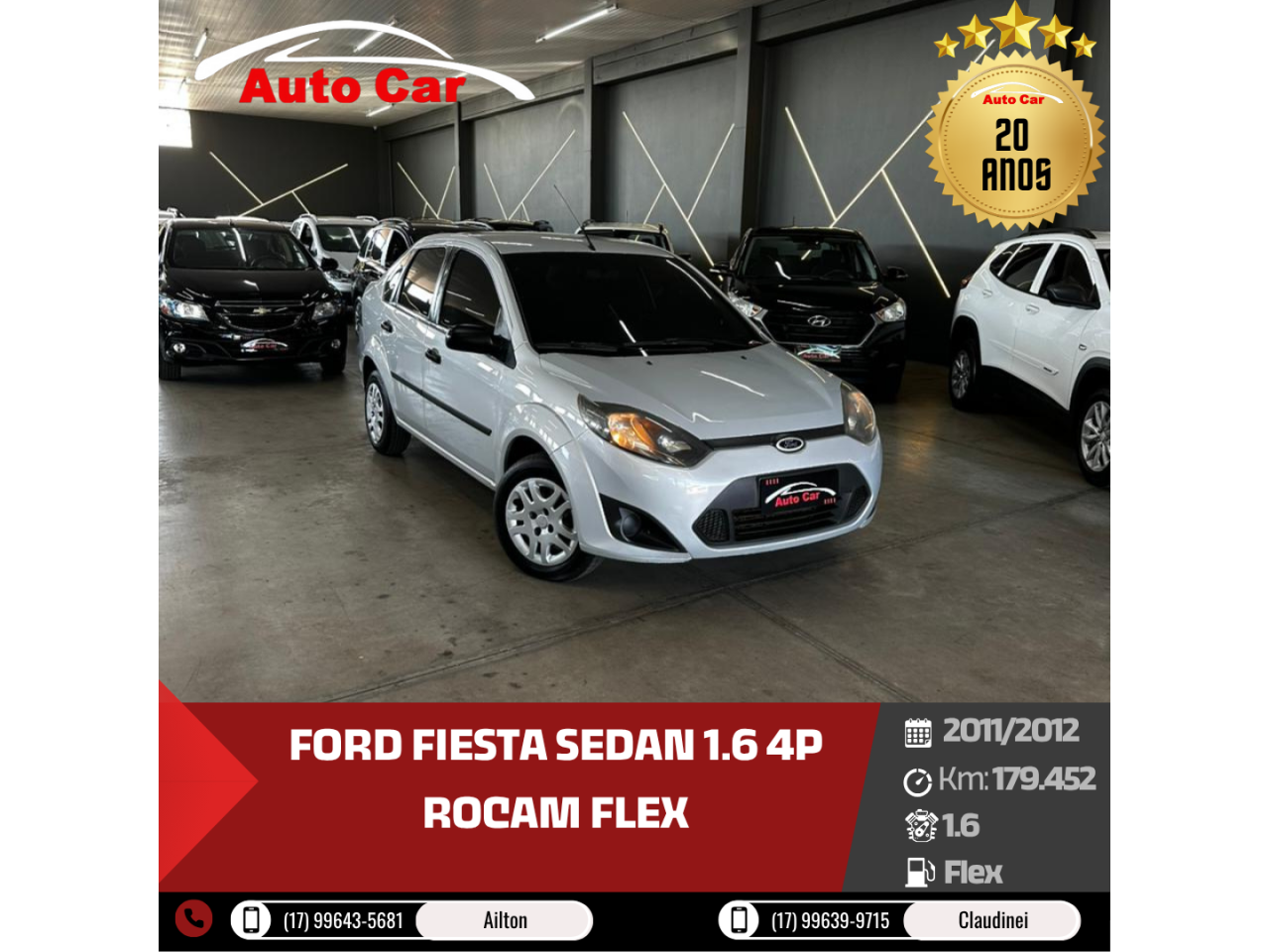 Fiesta Sedan 1.6 4P ROCAM FLEX