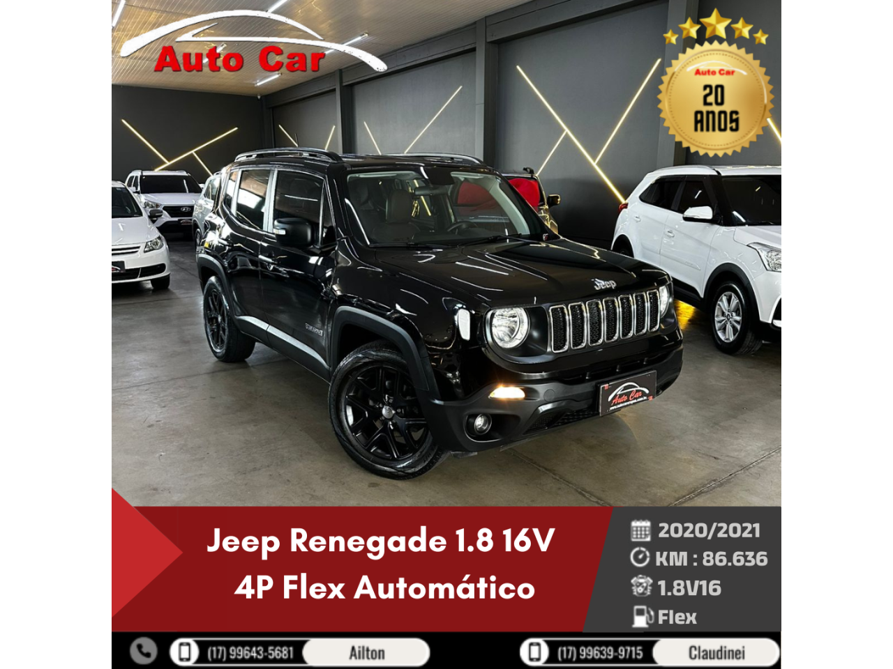 Renegade 1.8 16V 4P FLEX