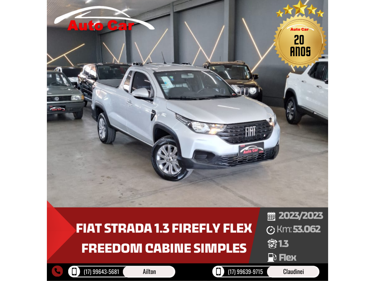 Strada 1.3 FIREFLY FLEX FREEDOM CABINE SIMPLES