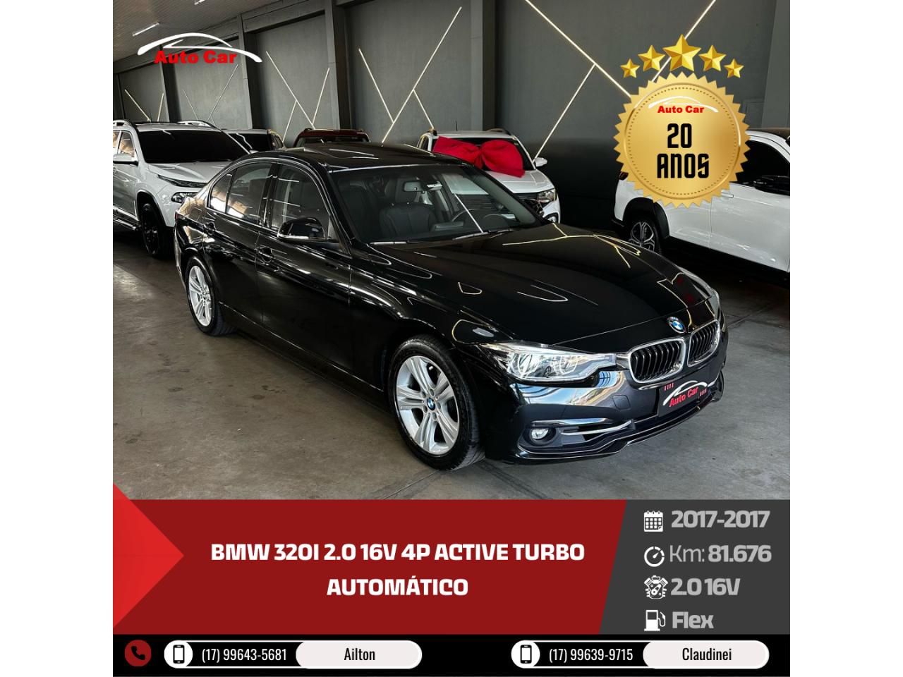320I 2.0 16V 4P ACTIVE TURBO AUTOMÁTICO