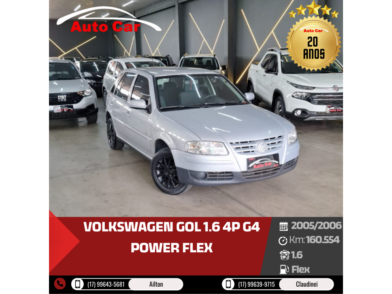Gol 1.6 4P G4 POWER FLEX