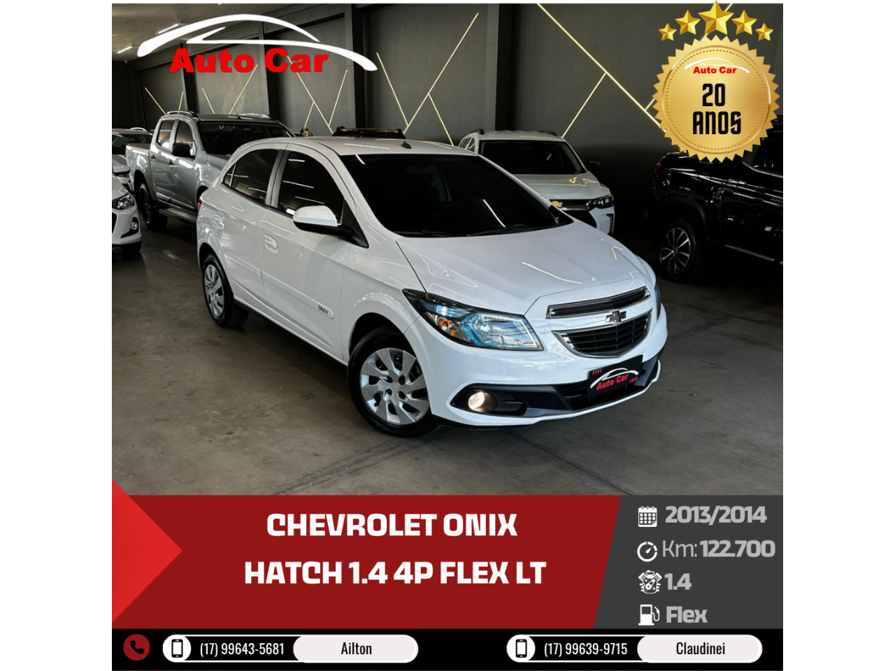 Onix Hatch 1.4 4P FLEX LT