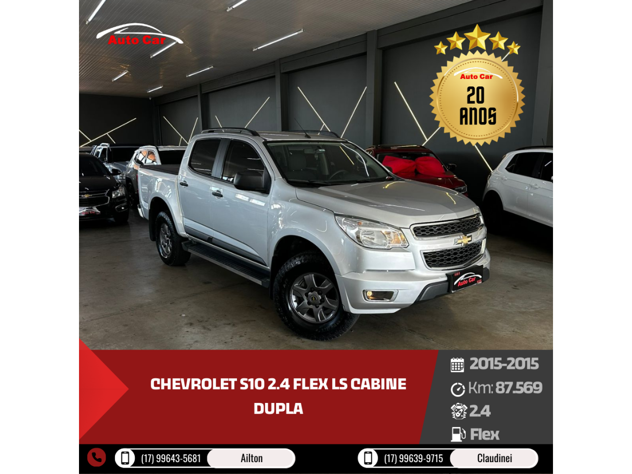 S10 2.4 FLEX LS CABINE DUPLA