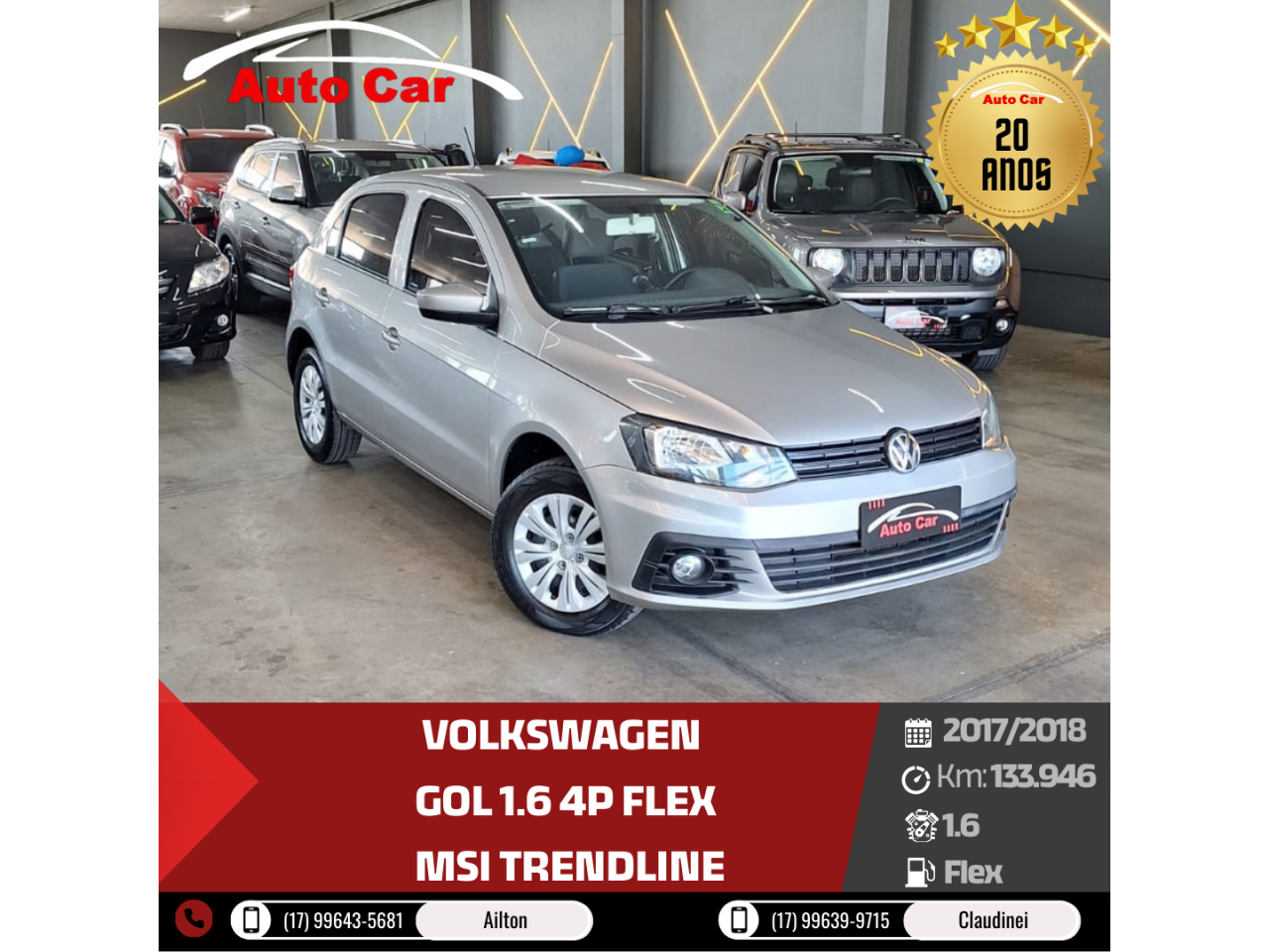 Gol 1.6 4P FLEX MSI TRENDLINE