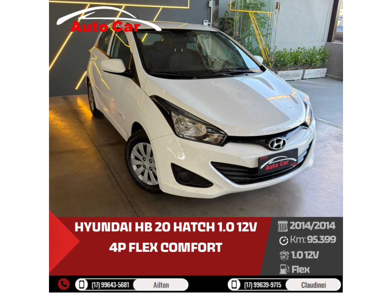 HB 20 Hatch 1.0 12V 4P FLEX COMFORT