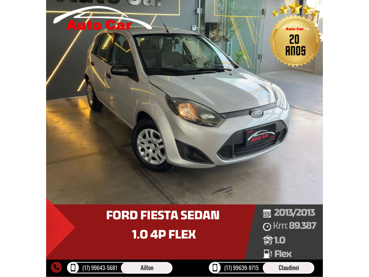 Fiesta Sedan 1.0 4P FLEX