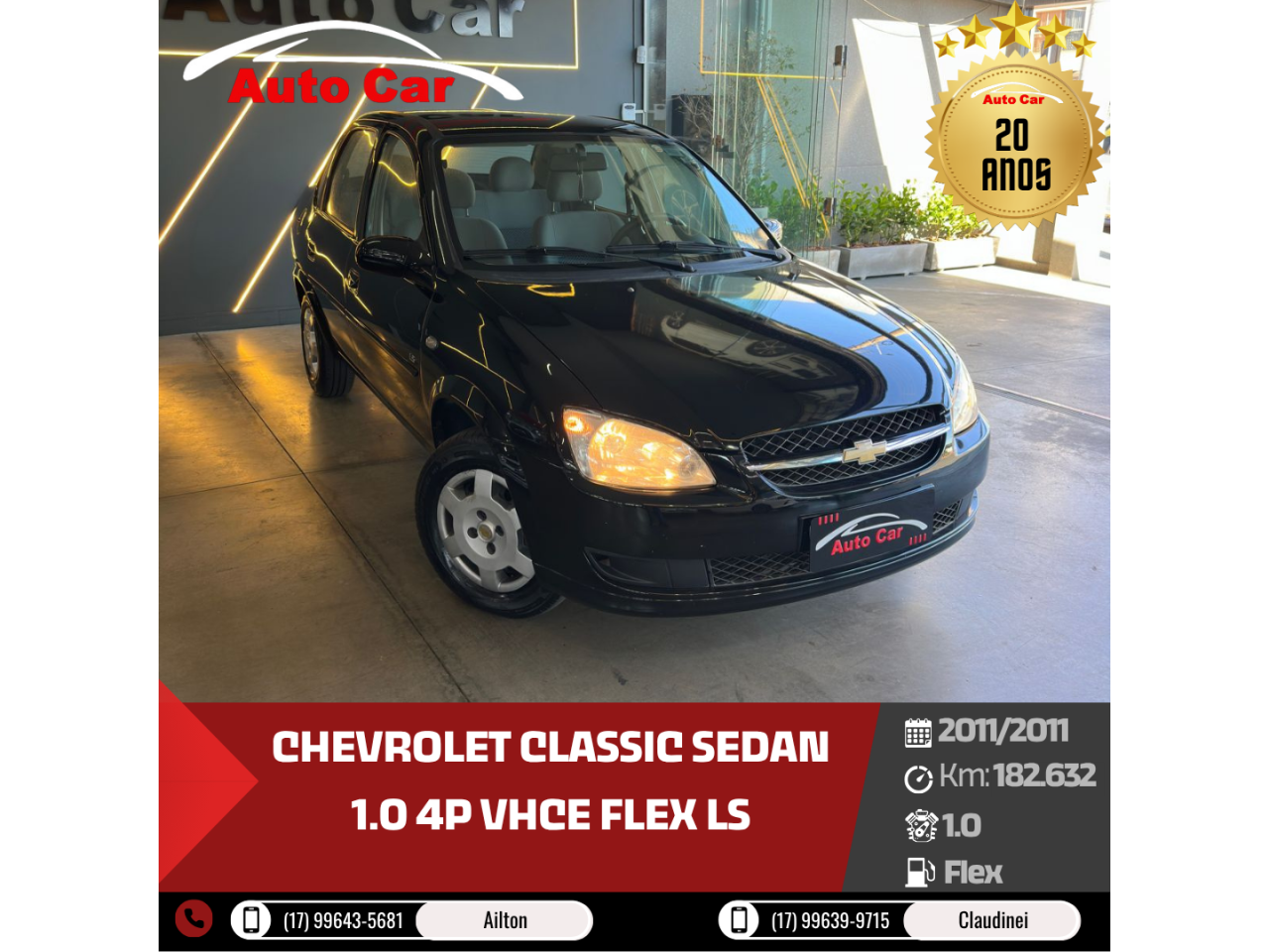 Classic Sedan 1.0 4P VHCE FLEX LS