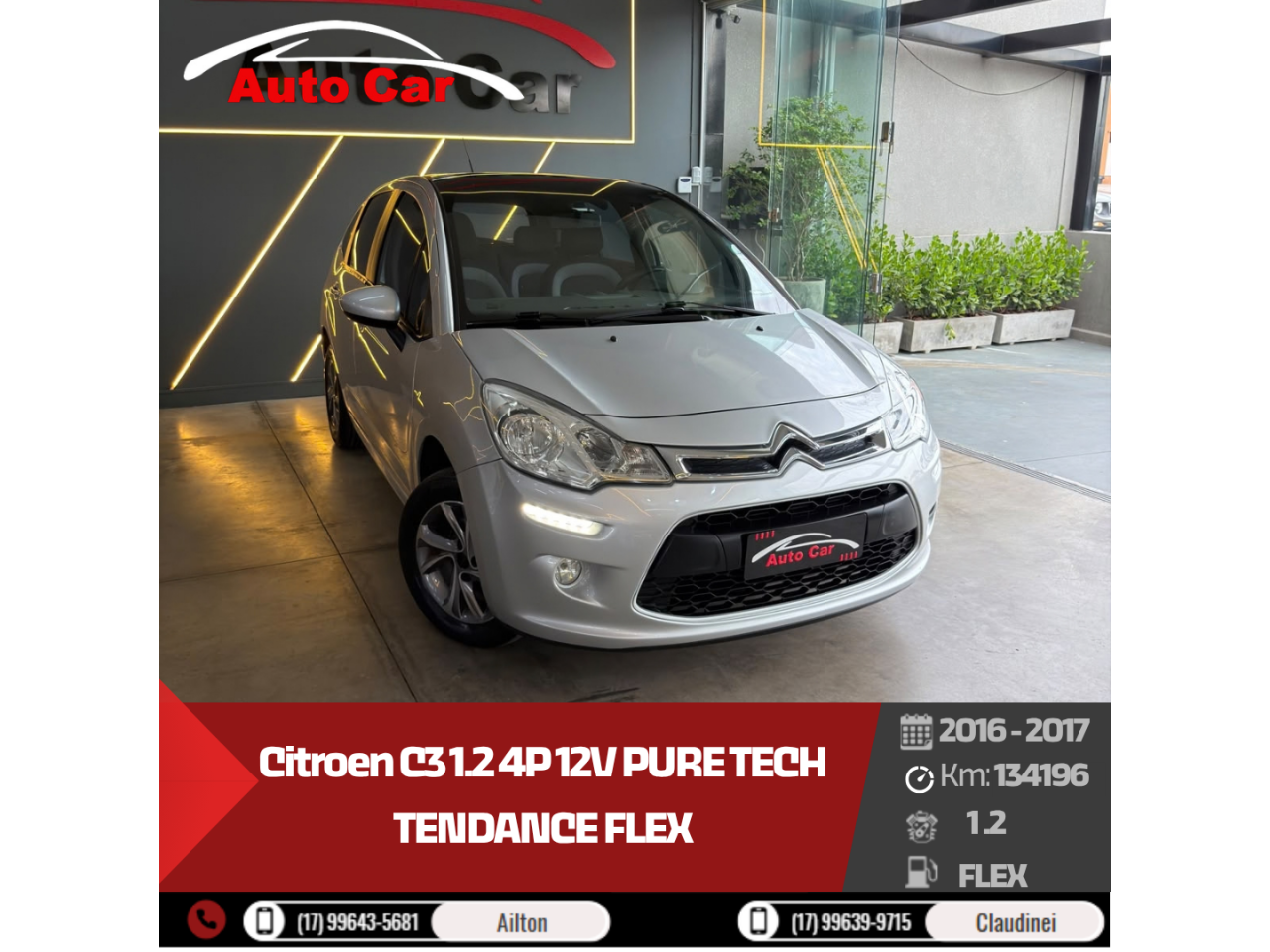 C3 1.2 4P 12V PURE TECH TENDANCE FLEX