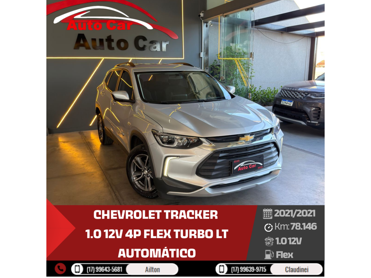 Tracker 1.0 12V 4P FLEX TURBO LT AUTOMÁTICO