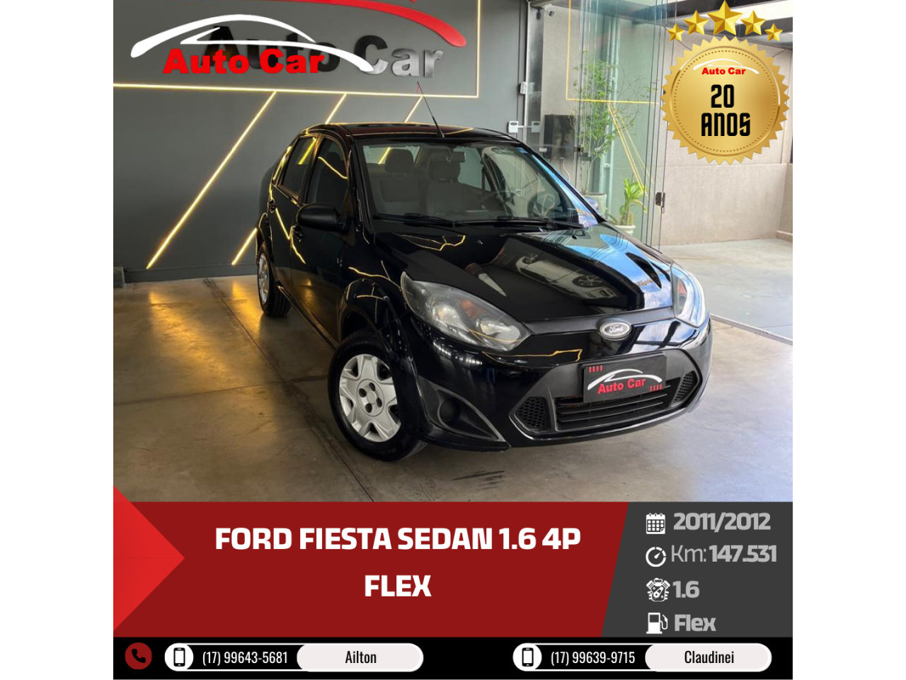 Fiesta Sedan 1.6 4P FLEX