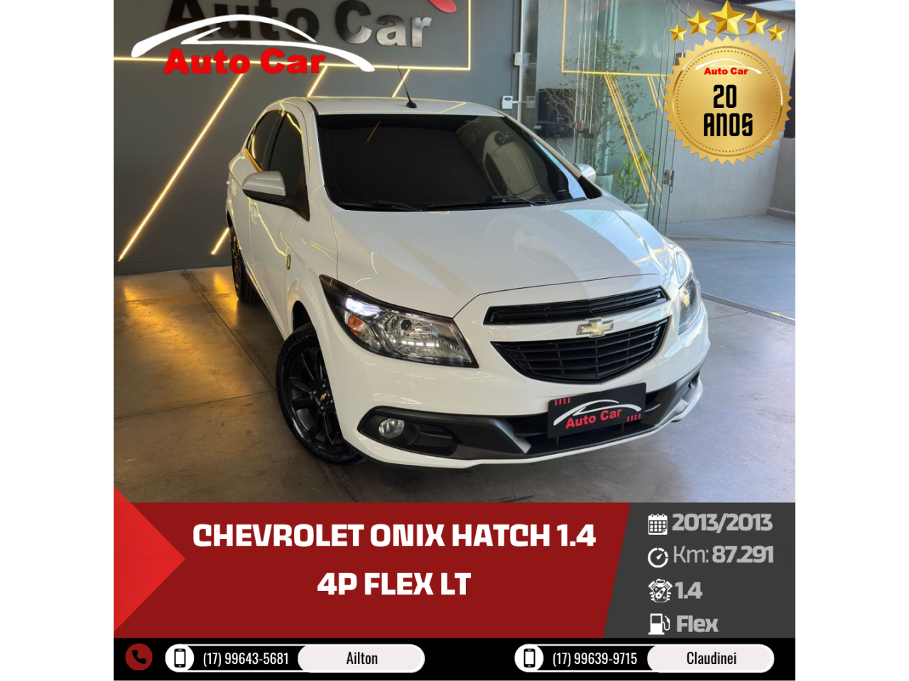 Onix Hatch 1.0 4P FLEX SELEÇÃO