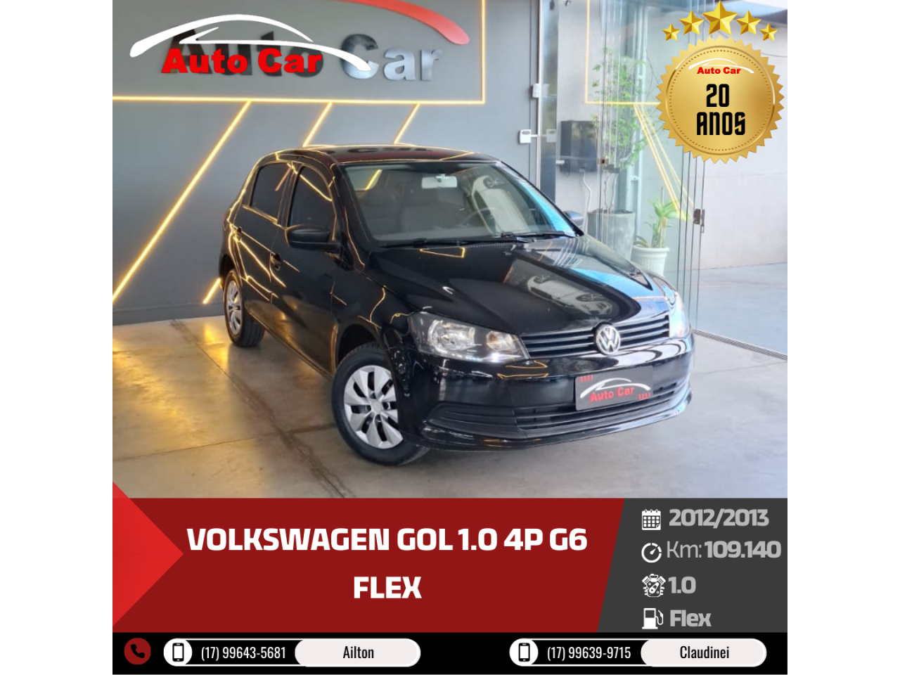 Gol 1.0 4P G6 FLEX