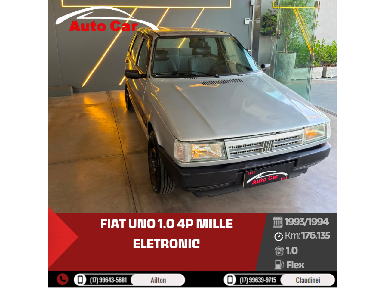 Uno 1.0 4P MILLE ELETRONIC