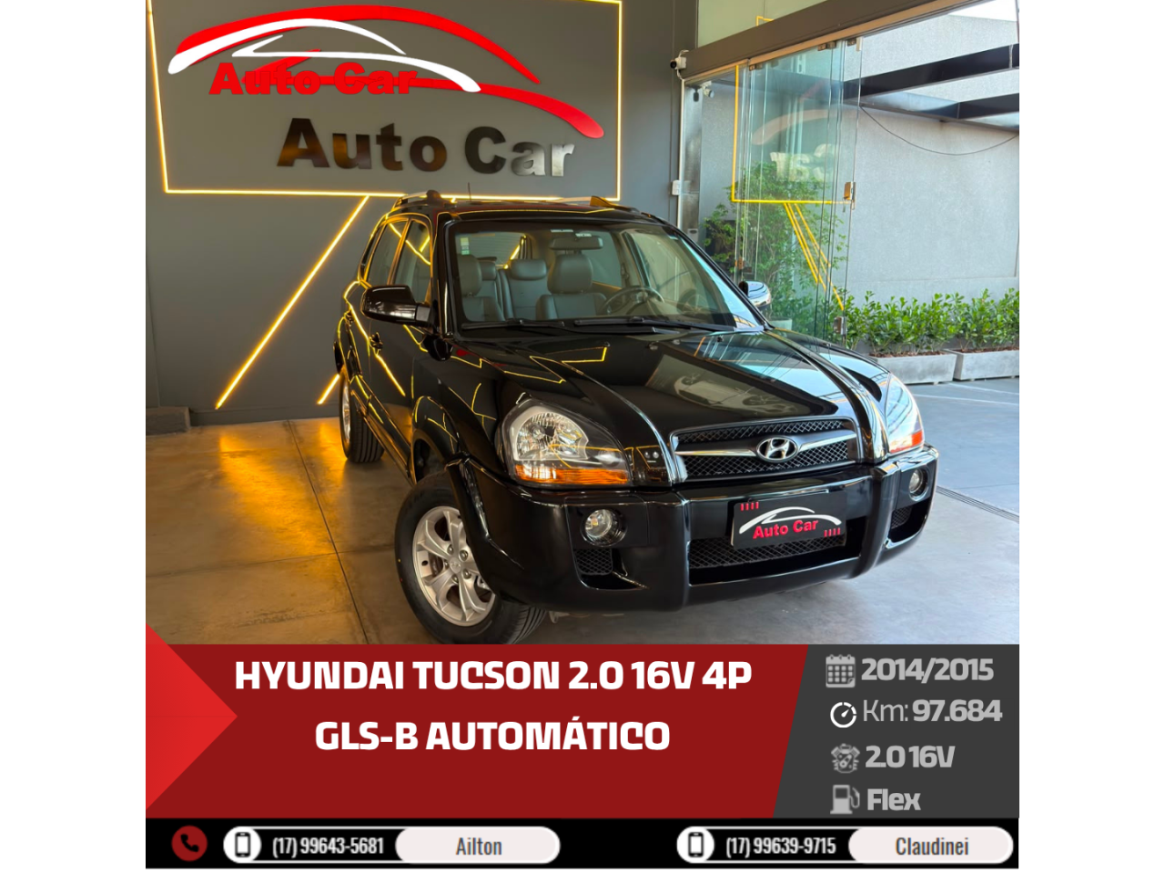 Tucson 2.0 16V 4P GLS-B AUTOMÁTICO