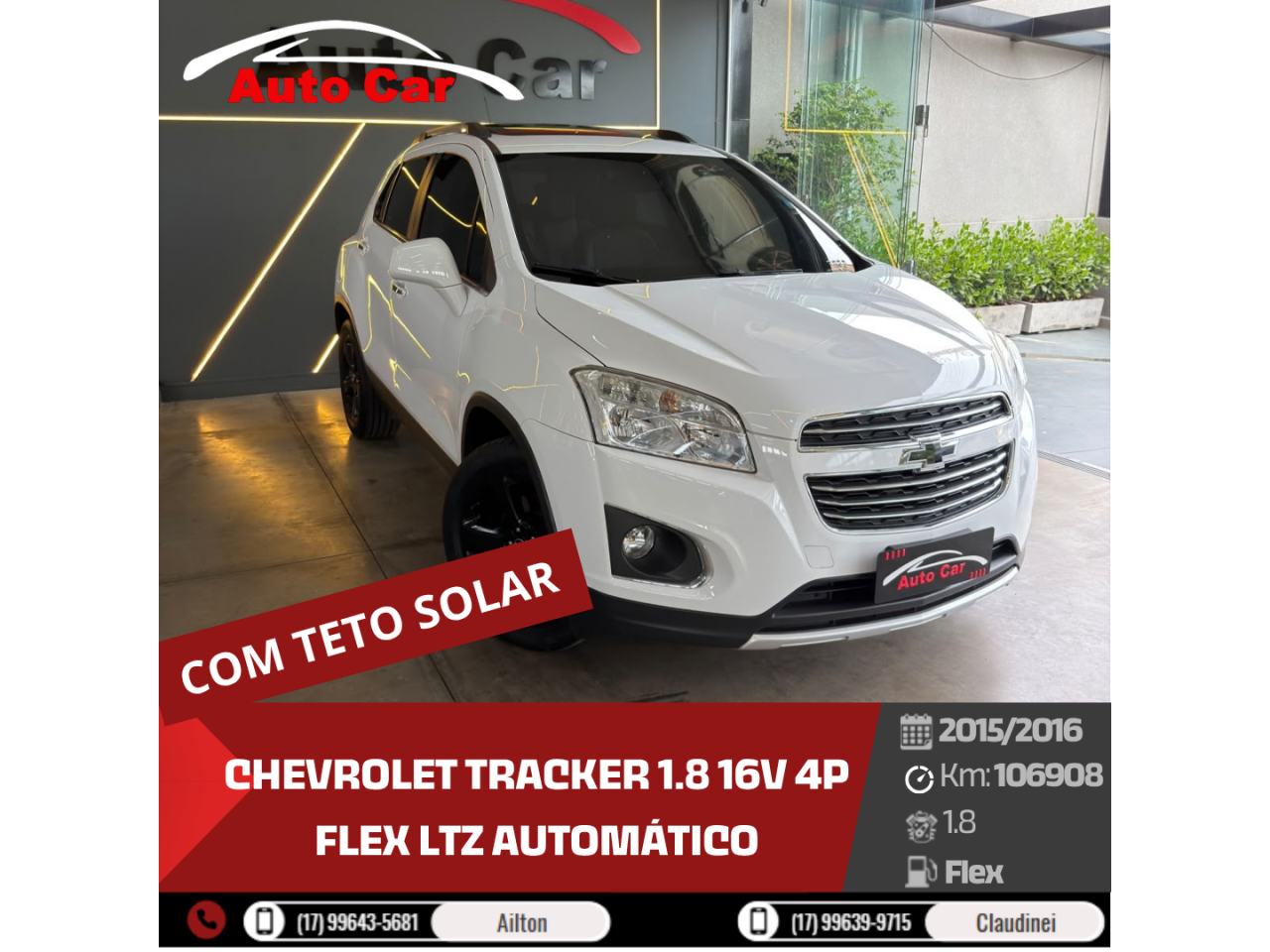 Tracker 1.8 16V 4P FLEX LTZ AUTOMÁTICO