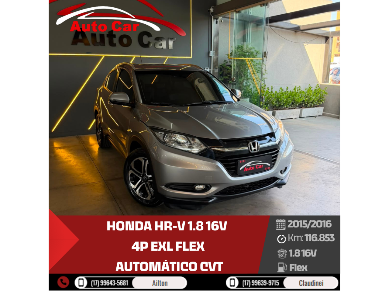 HR-V 1.8 16V 4P EXL FLEX AUTOMÁTICO CVT