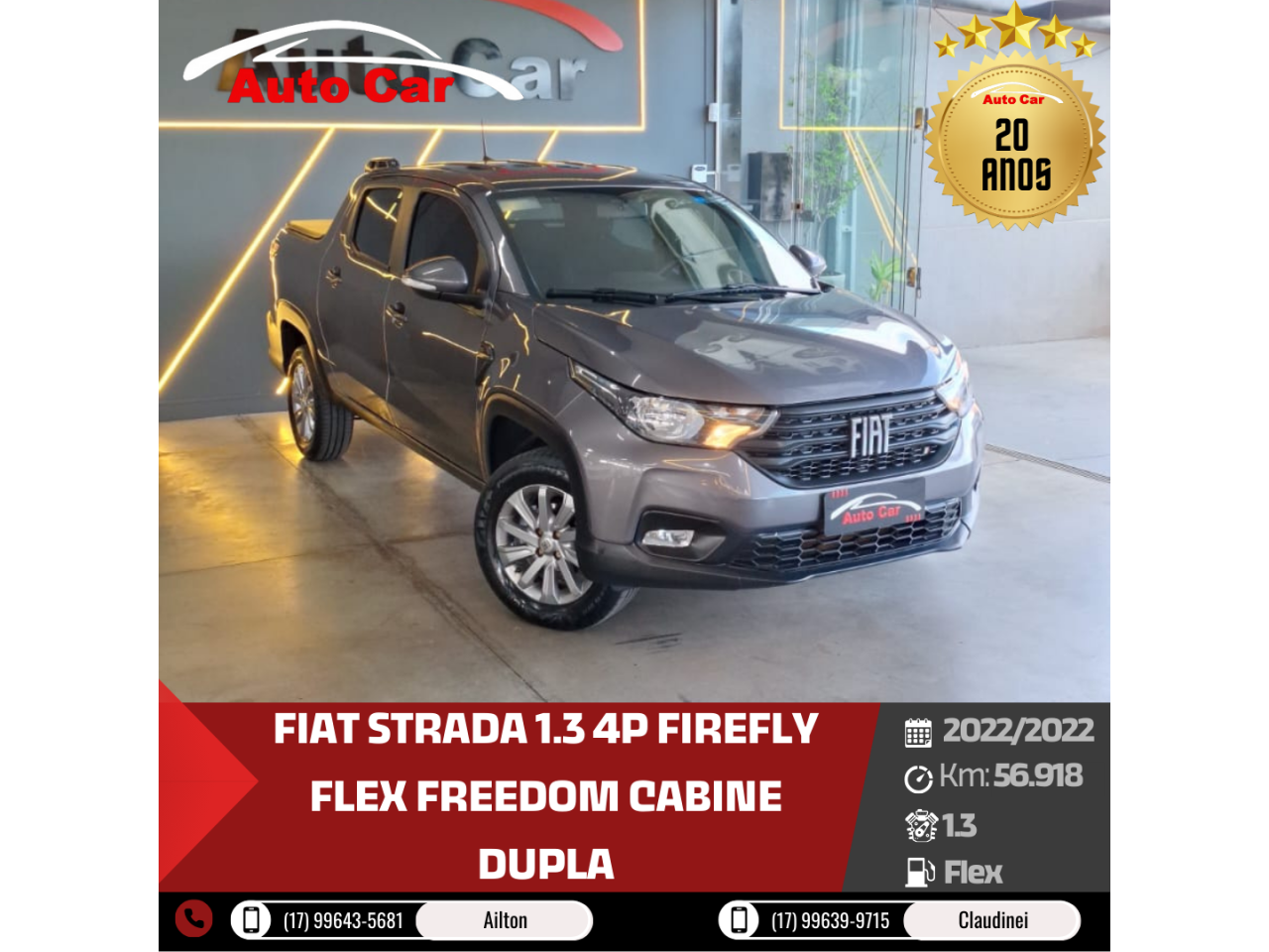 Strada 1.3 4P FIREFLY FLEX FREEDOM CABINE DUPLA