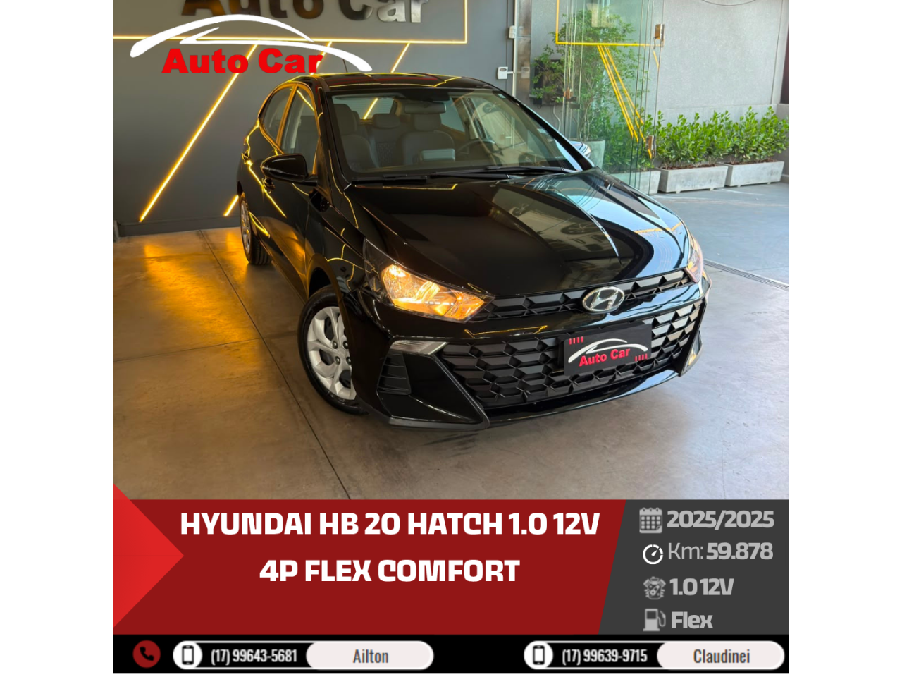HB 20 Hatch 1.0 12V 4P FLEX COMFORT