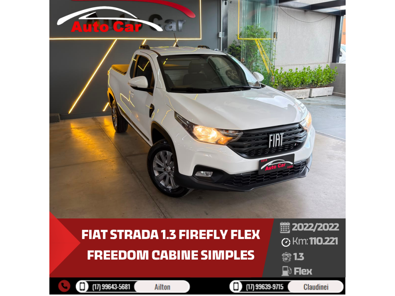 Strada 1.3 FIREFLY FLEX FREEDOM CABINE SIMPLES