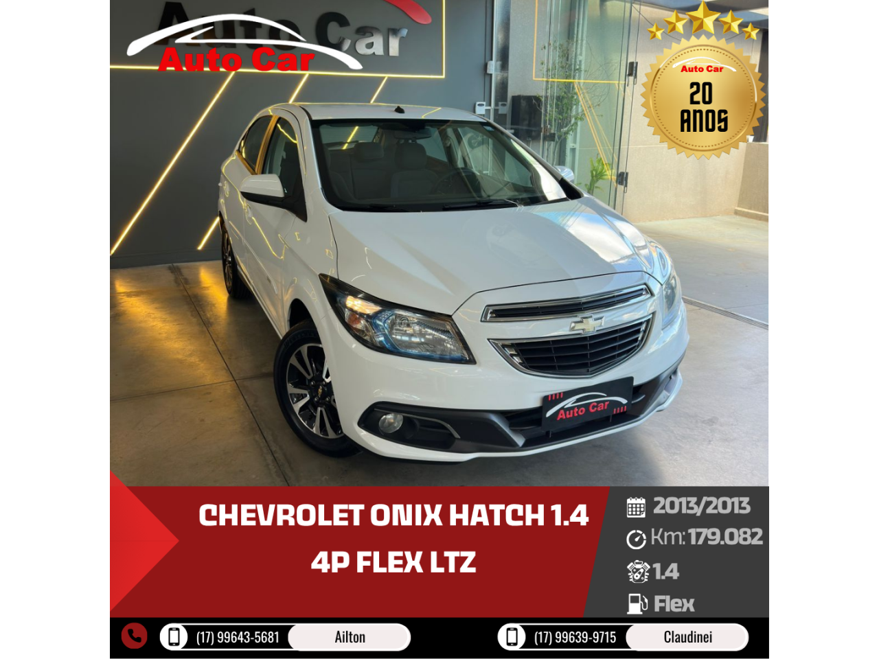 Onix Hatch 1.4 4P FLEX LTZ