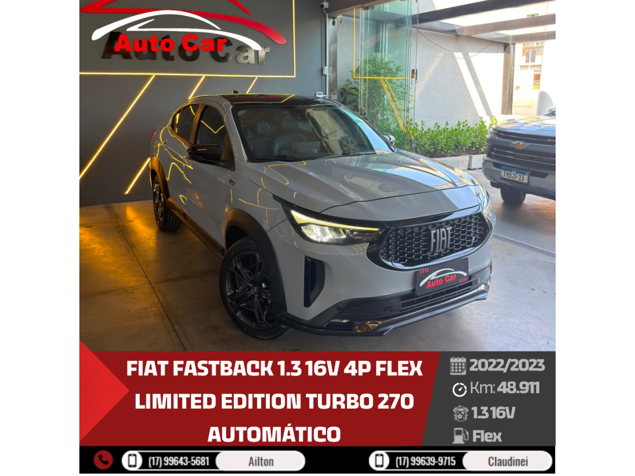 Fastback 1.3 16V 4P FLEX LIMITED EDITION TURBO 270 AUTOMÁTICO