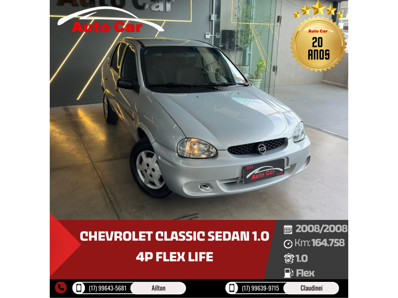 Classic Sedan 1.0 4P FLEX LIFE