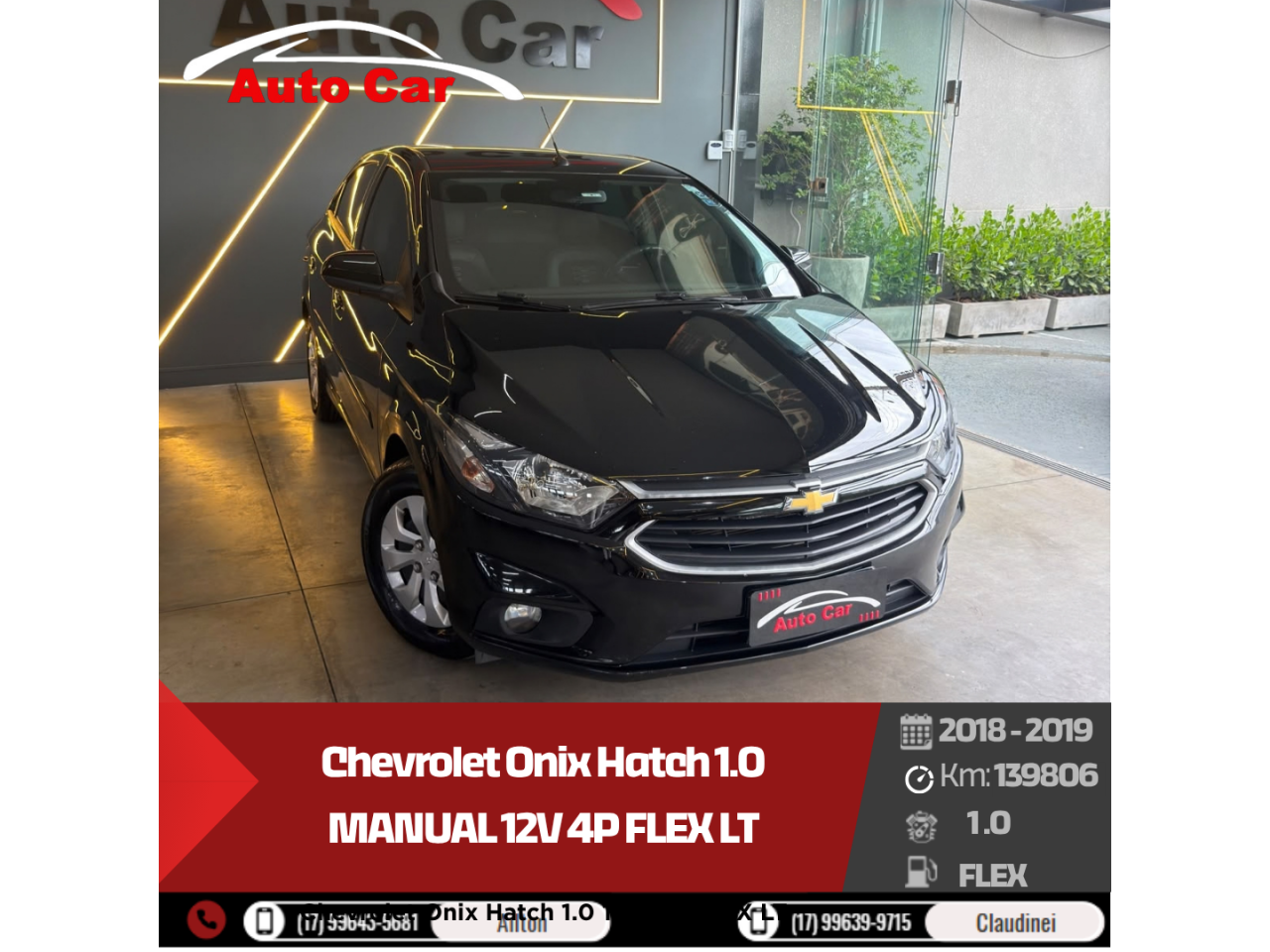Onix Hatch 1.0 12V 4P FLEX LT