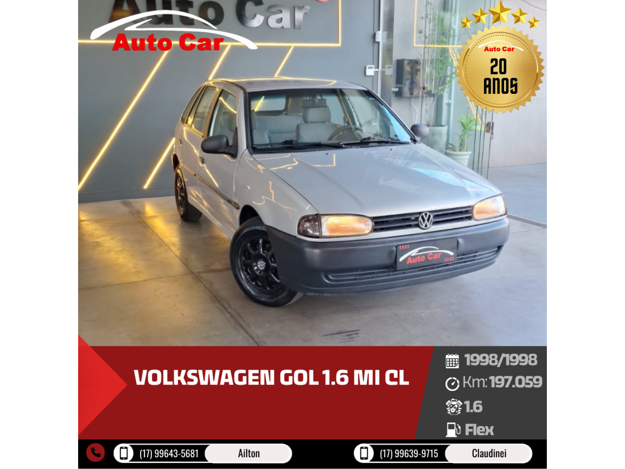 Gol 1.6 MI CL