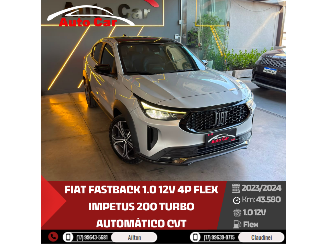 Fastback 1.0 12V 4P FLEX IMPETUS 200 TURBO AUTOMÁTICO CVT
