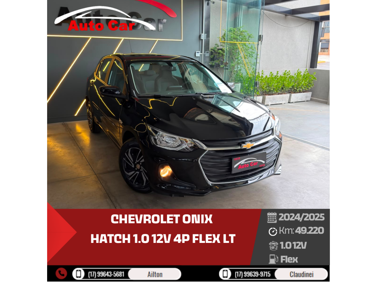 Onix Hatch 1.0 12V 4P FLEX LT