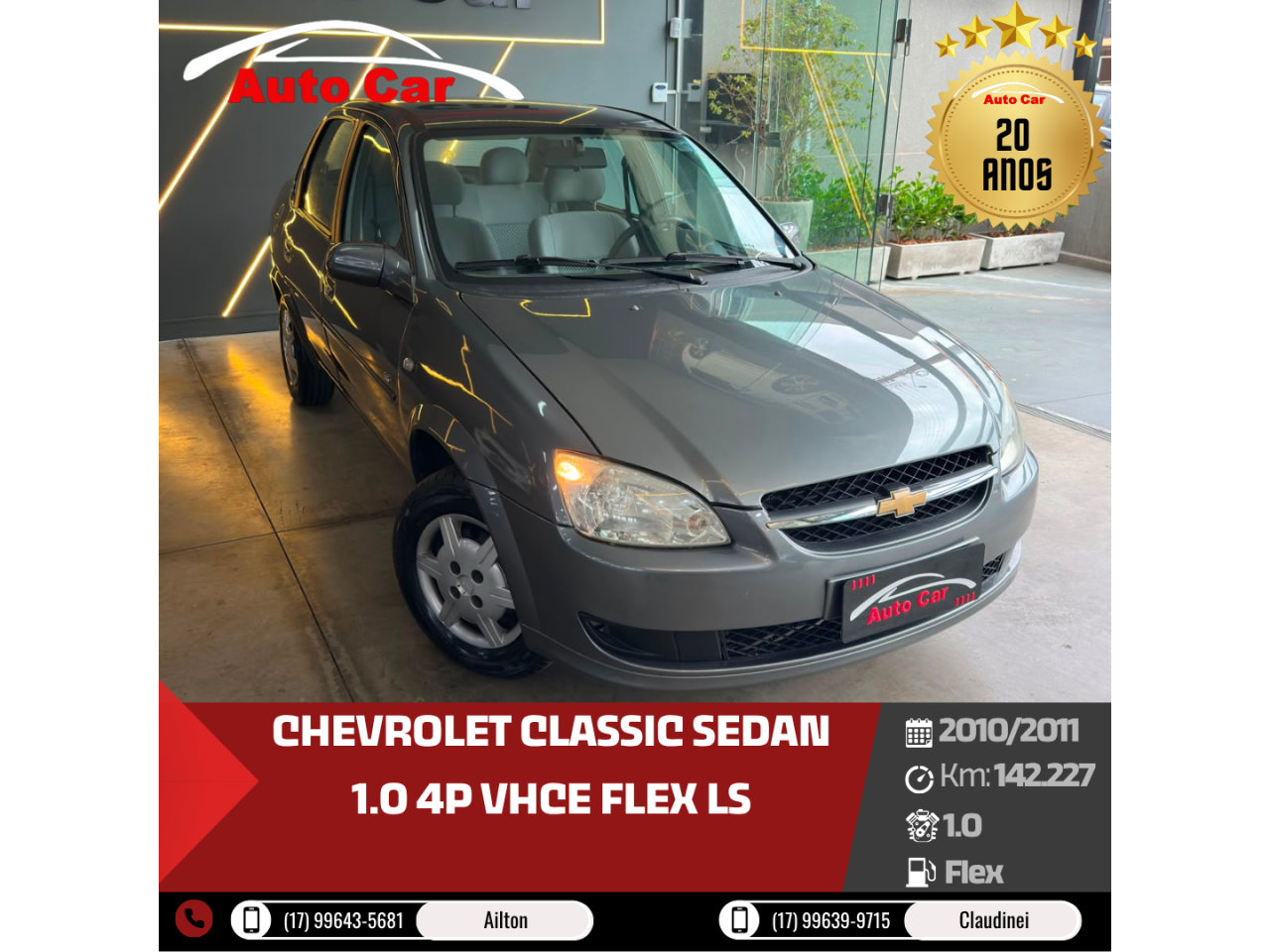 Classic Sedan 1.0 4P VHCE FLEX LS