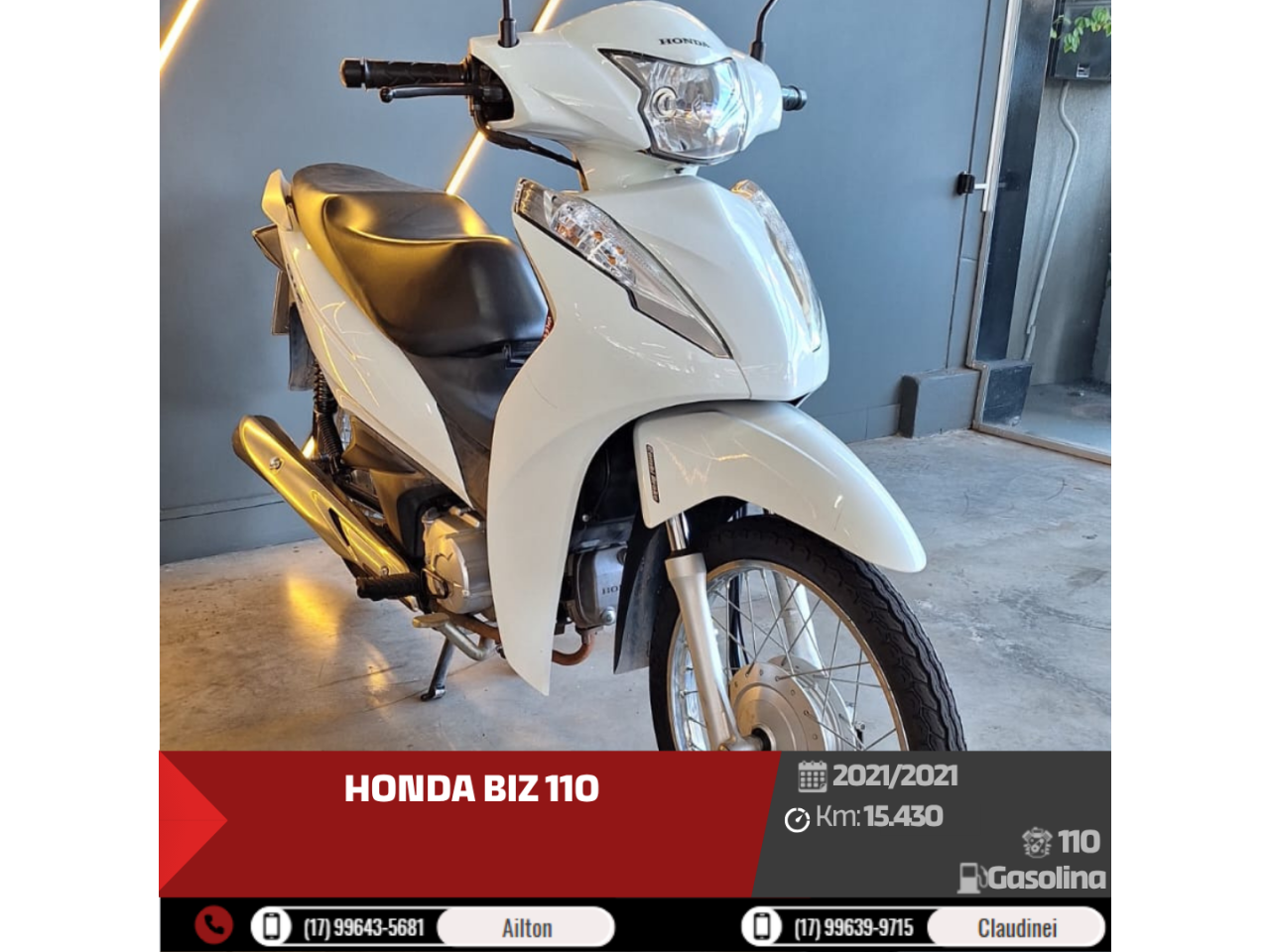 Biz 110 I Modelo sem Versão