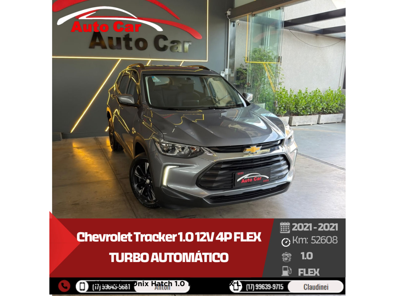 Tracker 1.0 12V 4P FLEX TURBO AUTOMÁTICO