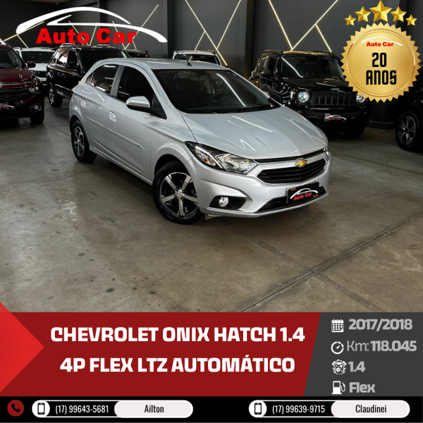 Onix Hatch 1.4 4P FLEX LTZ AUTOMÁTICO
