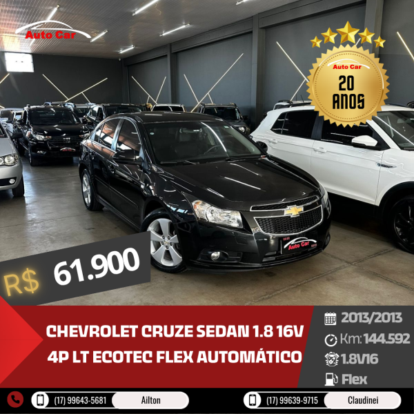Cruze Sedan 1.8 16V 4P LT ECOTEC FLEX AUTOMÁTICO