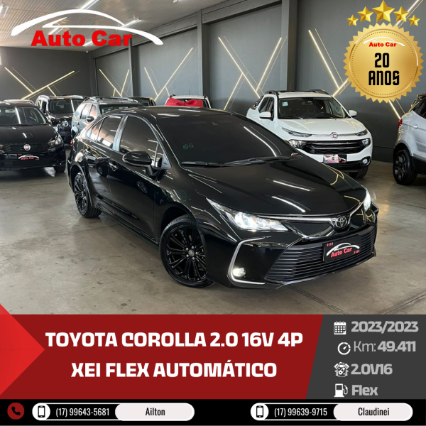 Corolla 2.0 16V 4P XEI FLEX AUTOMÁTICO
