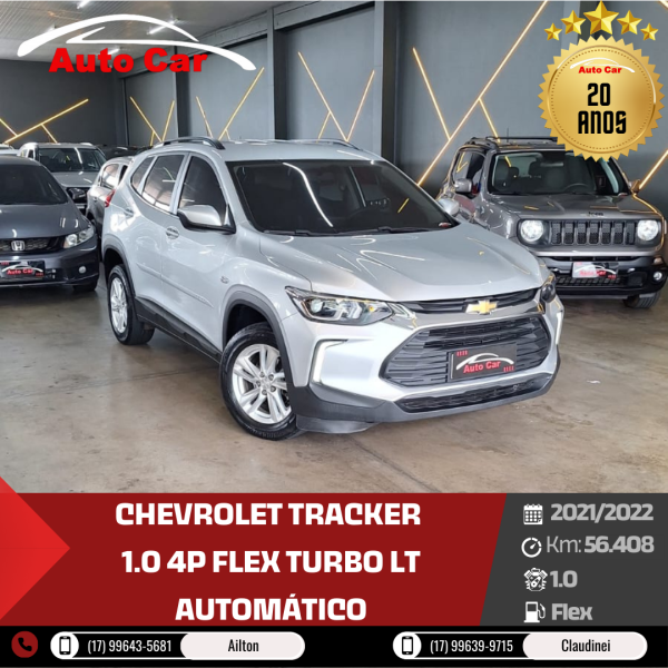 Tracker 1.0 4P FLEX TURBO LT AUTOMÁTICO