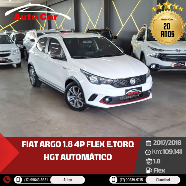 FIAT Argo 1.8 4P FLEX E.TORQ HGT AUTOMÁTICO