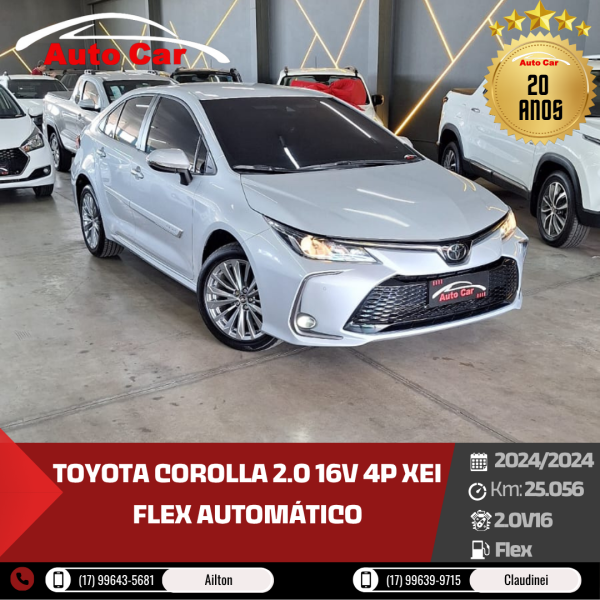 Corolla 2.0 16V 4P XEI FLEX AUTOMÁTICO