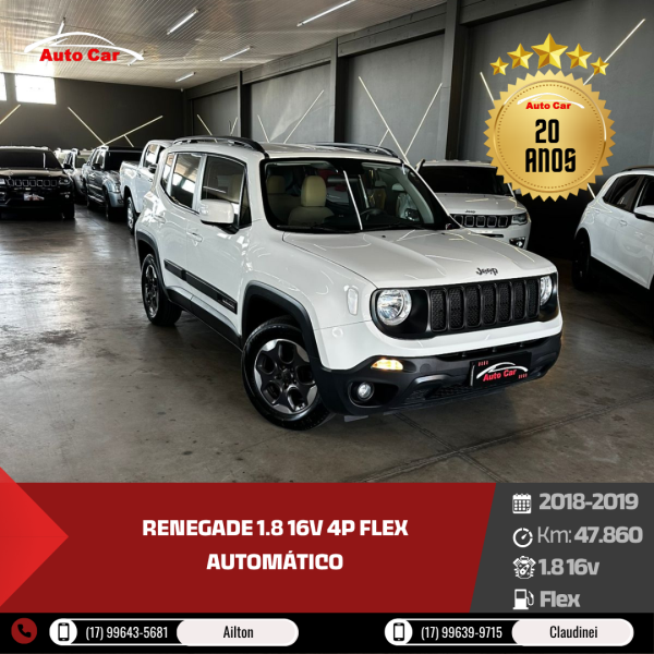 Renegade 1.8 16V 4P FLEX AUTOMÁTICO